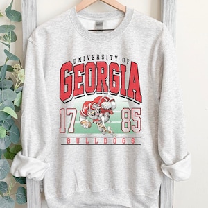 Retro Georgia Bulldogs Sweatshirt, Gildan Sweatshirt, Women's Sweatshirt, Georgia Bulldogs