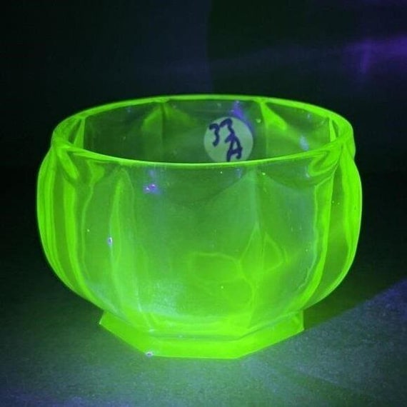 Vintage Uranium Glass Bowl