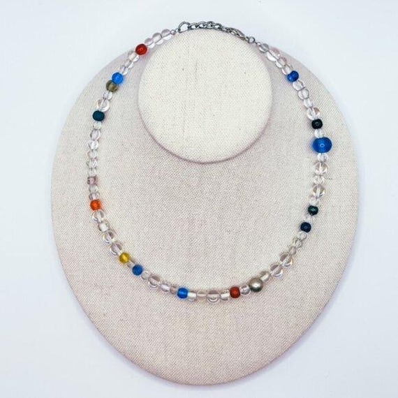 Handmade Glass Bead Necklace