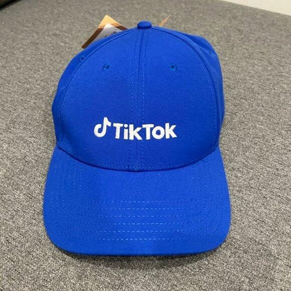 Official TikTok x The North Face Baseball Cap - Bright Blue NWT UNISEX