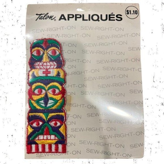 Vintage 1971 TALON TEXTRON APPLIQUES