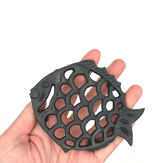 Vintage Cast Iron Fish Trivet