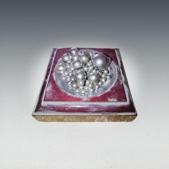 Vintage mid-century modern atomic magnetic sculpture, MCM 1950s-60s