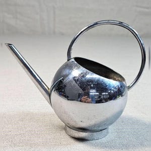 Russel Wright for Chase Brass Art Deco Chrome Syrup Pitcher