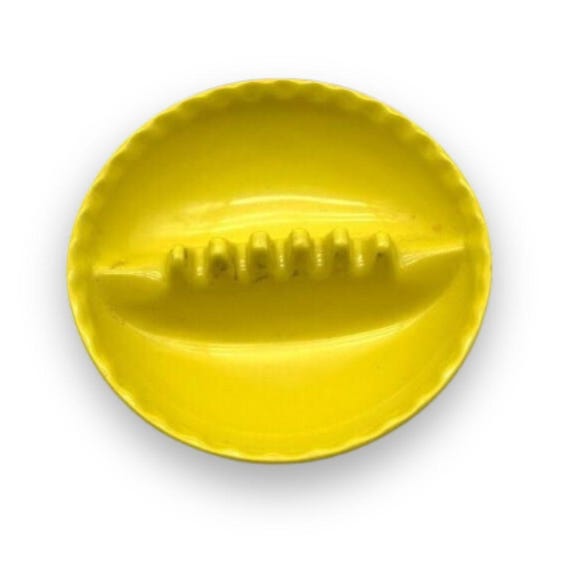 Vintage Anholt Melamine Round Ashtray • Patented Design • Mid-Century Melmac