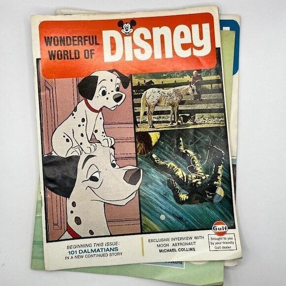 Vintage Disney Magazine Lot - 3 Issues from 1969-1970s - Rare Collectible Disney