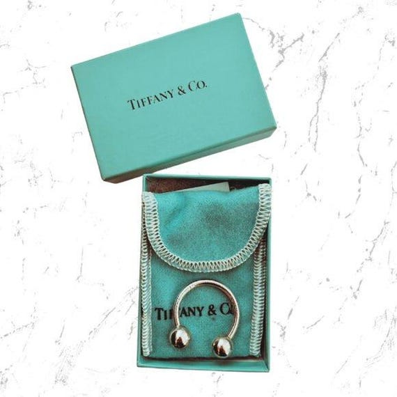 Vintage Tiffany & Co. Key Ring, Sterling Silver Tiffany With Box