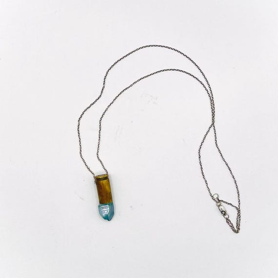 Unearthen Bullet Crystal Pendant