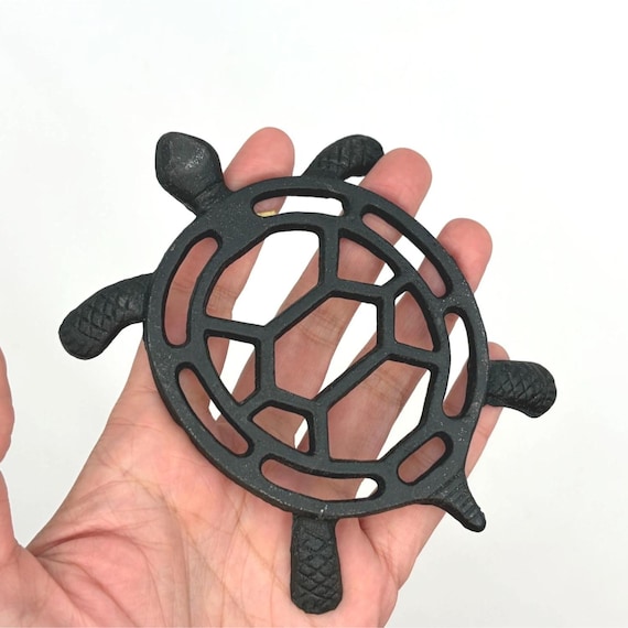 Vintage Cast Iron Turtle Trivet