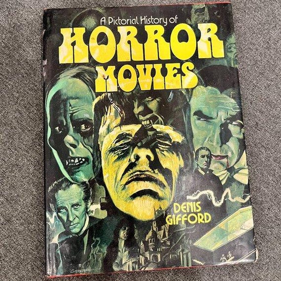 Rare 1973 "A Pictorial History of Horror Movies" by Denis Gifford Hardcover Book