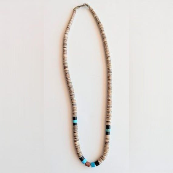 Vintage Heishi Shell Necklace