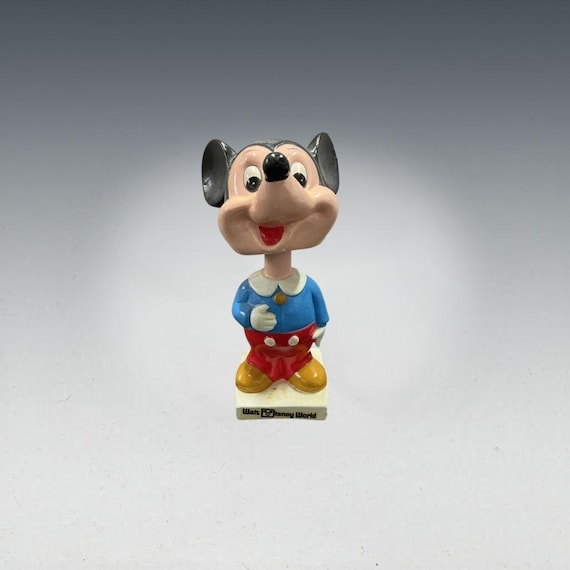 Vintage 1970s Walt Disney World Mickey Mouse Bobblehead