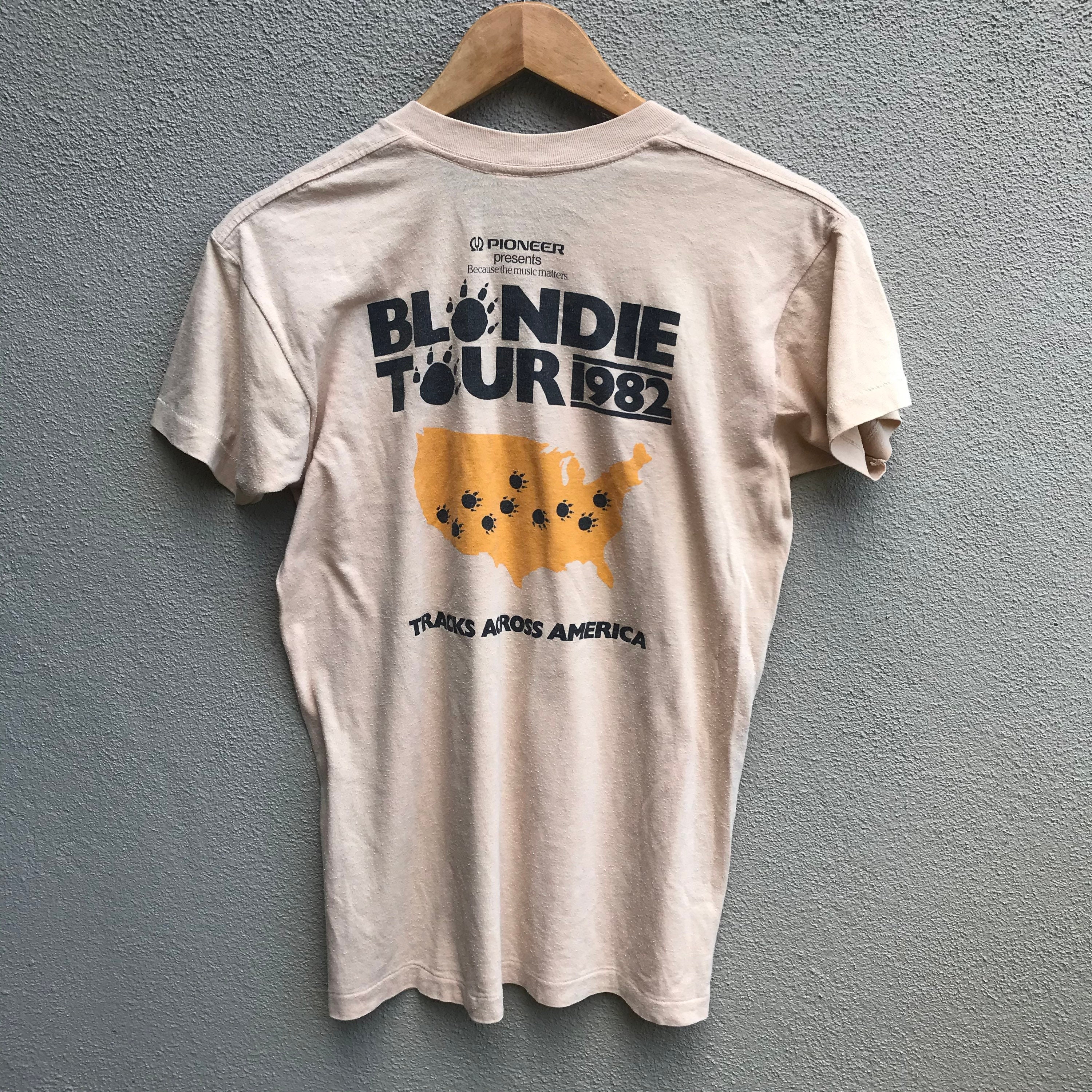 BLONDIE T-SHIRT / RETRO REISSUE NEW YORK 1974 NEW WAVE PUNK