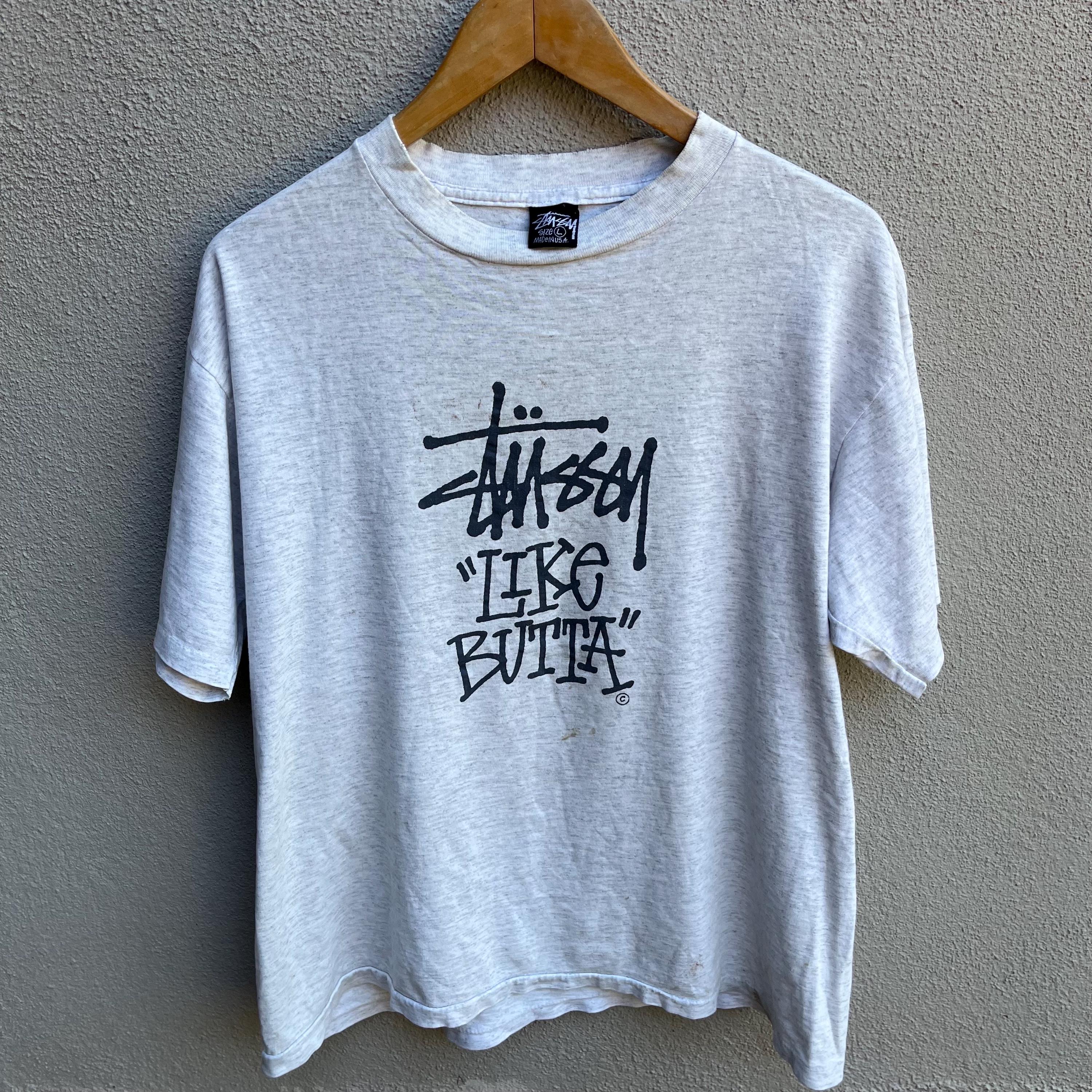 Vintage Rare 80s STUSSY Usa Like Butta Tee / Old Stussy