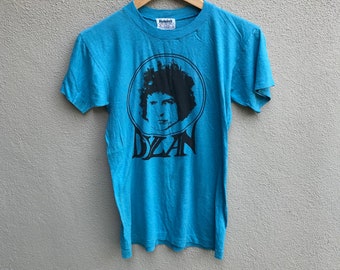 Rara maglietta vintage anni '70 di BOB DYLAN folk / blues rock / band vintage / maglietta grafica