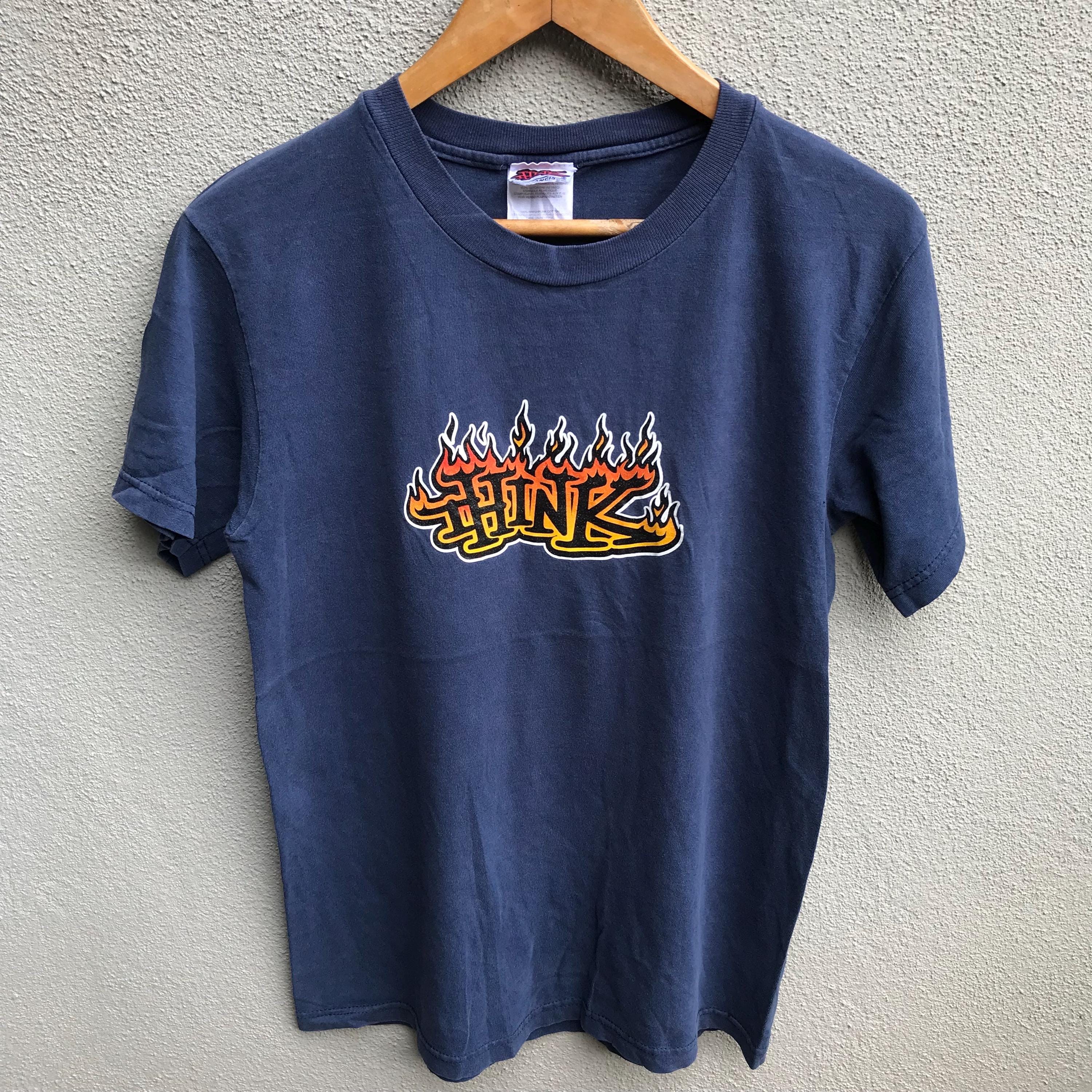 80s Think skateboard ロンT Vintage THINK Skateboards Tee Flame Old Skate - Etsy