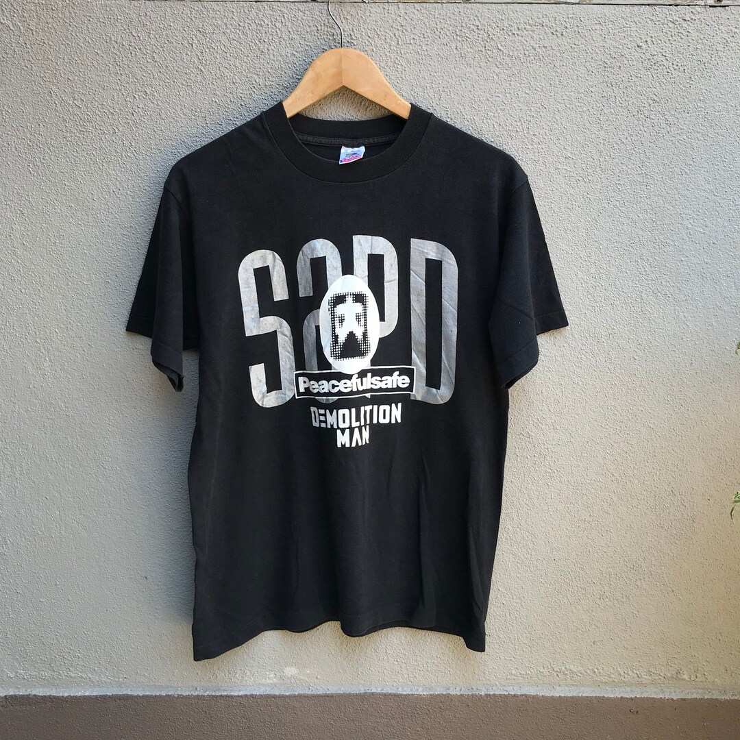 90s デモリションマン スタローンランボー　シングルステッチ　ヴィンテージ映画 90s デモリションマン スタローンランボー シングルステッチ