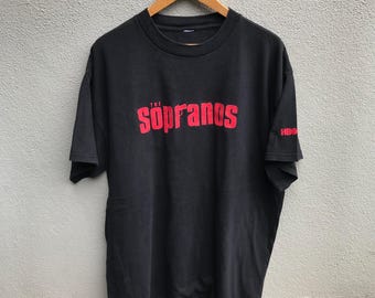 Vintage THE SOPRANOS hbo-serie promo-T-shirt / vintage film / action crime / extra groot