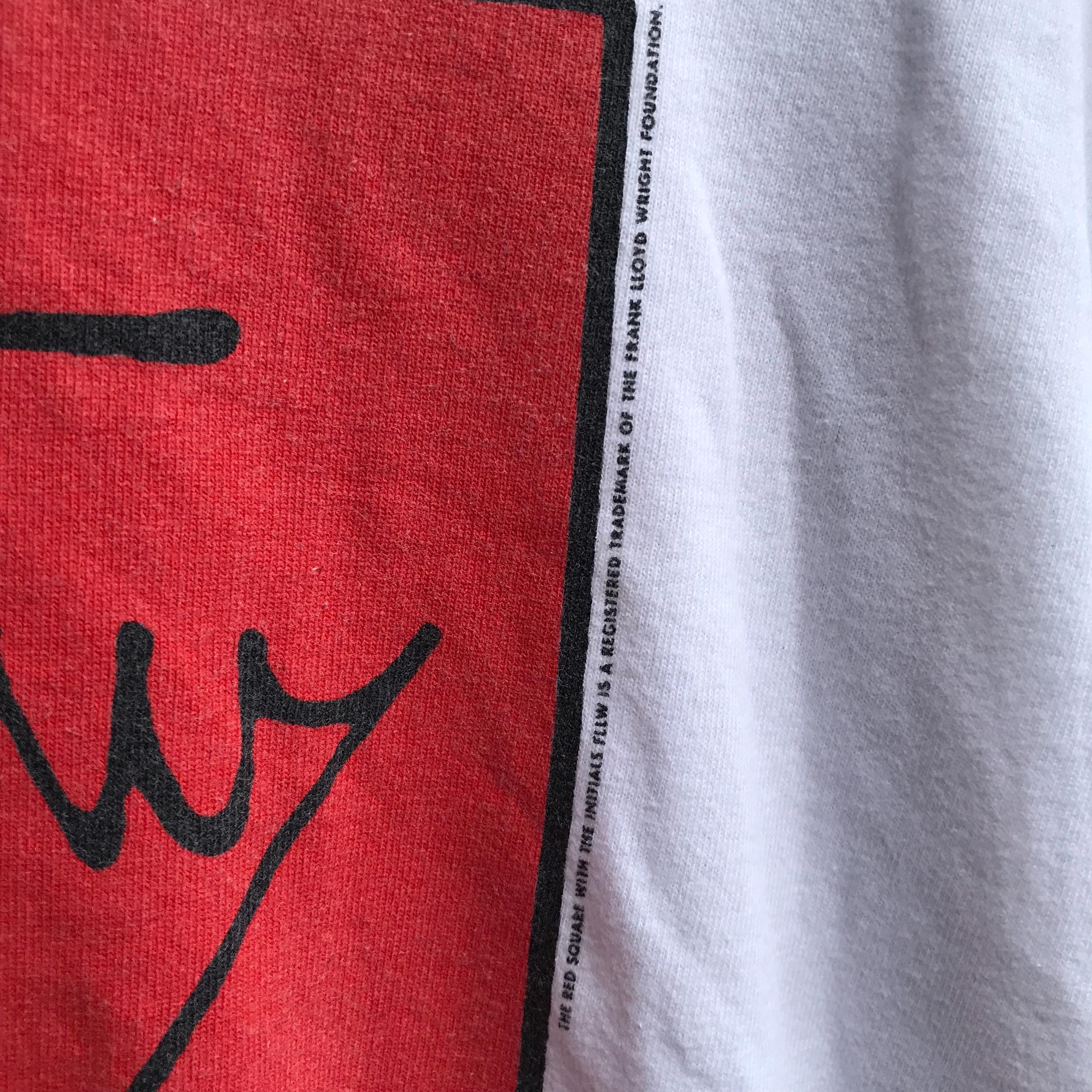 ヴィンテージ 90年代 フランク・ロイド・ライト アートTシャツ / 建築
