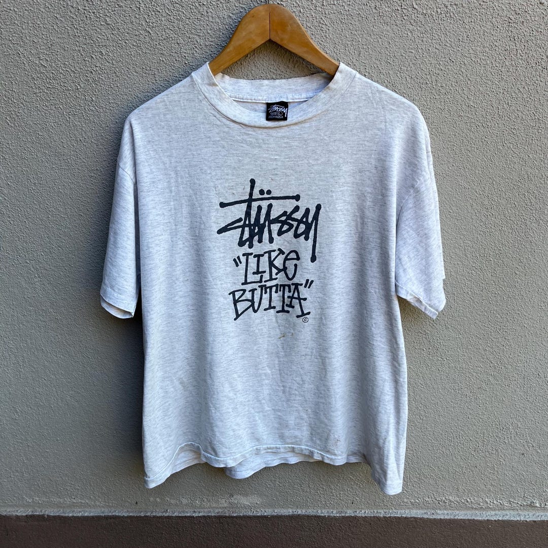 Vintage Rare 80s STUSSY Usa Like Butta Tee / Old Stussy