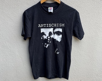 Vintage 90s ANTISCHISM band tee / hardcore punk / crust punk / vintage band