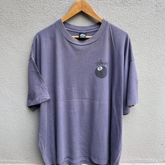 Vintage Rare 80s STUSSY Usa 8 Ball Tee / Streetwear / Old Stussy