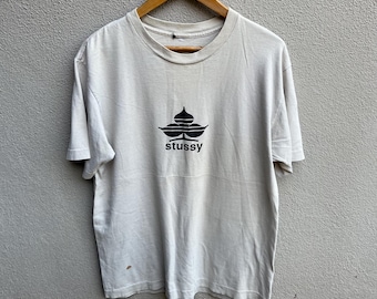トップス stussy stusnics vintage tee XL Vintage 90s STUSSY Usa Stusnics Tee / Parody Technics / Extra