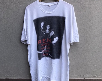 Vintage 90s REM band tee / alternative rock / jangle pop / rock band / Extra Large