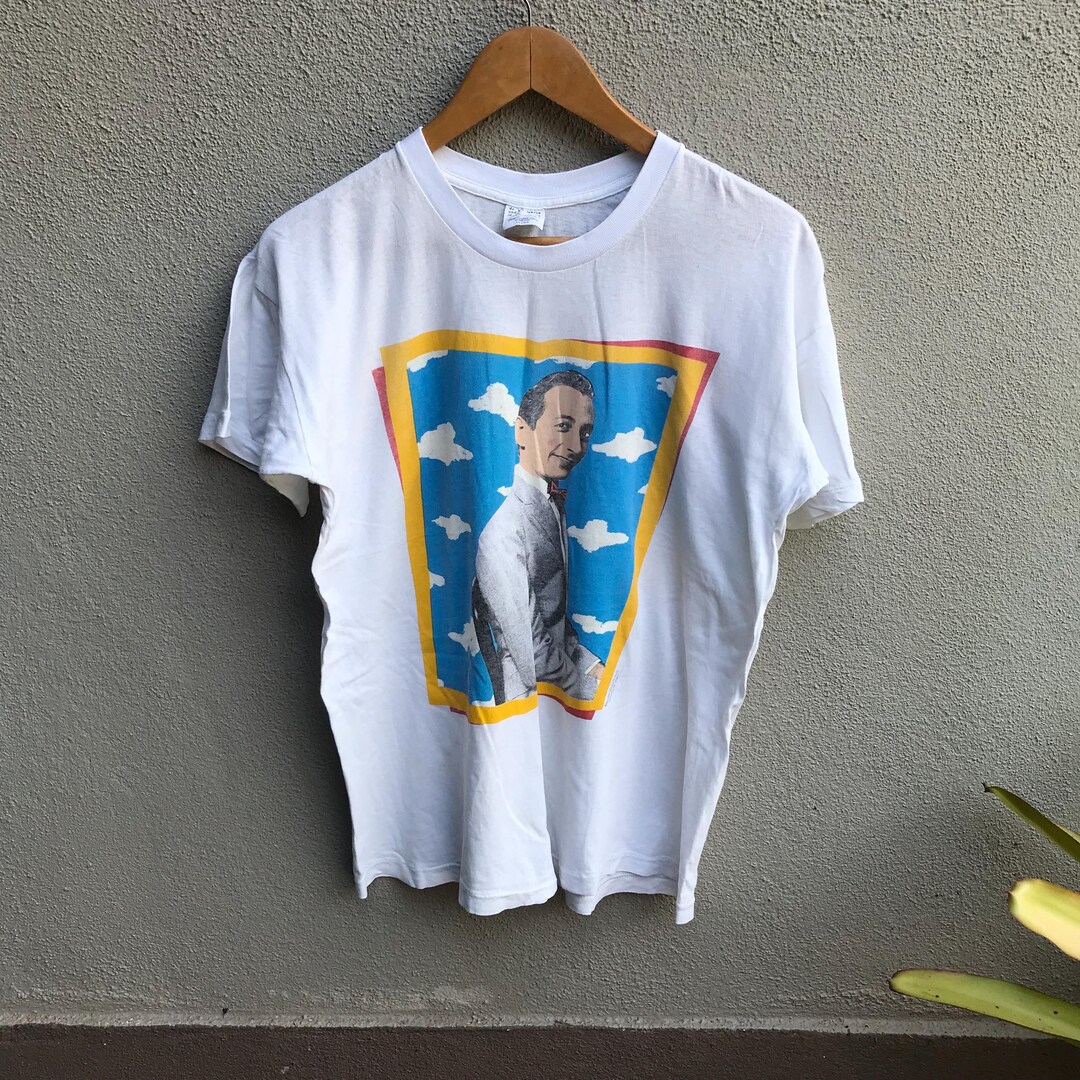 1980s Peewee Herman T-Shirt with Hand Painting 