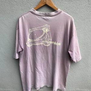 Vintage 90s STUSSY Usa Stusnics Tee / Parody Technics / Extra