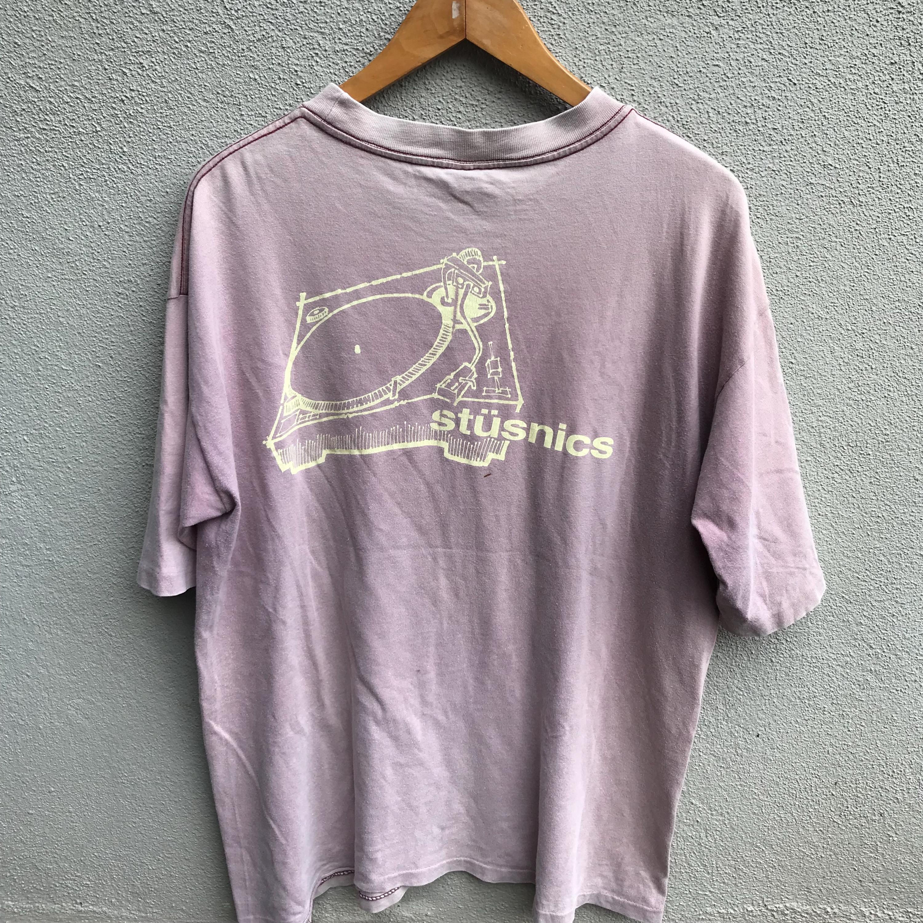トップス stussy stusnics vintage tee XL Vintage 90s STUSSY Usa Stusnics Tee / Parody Technics / Extra