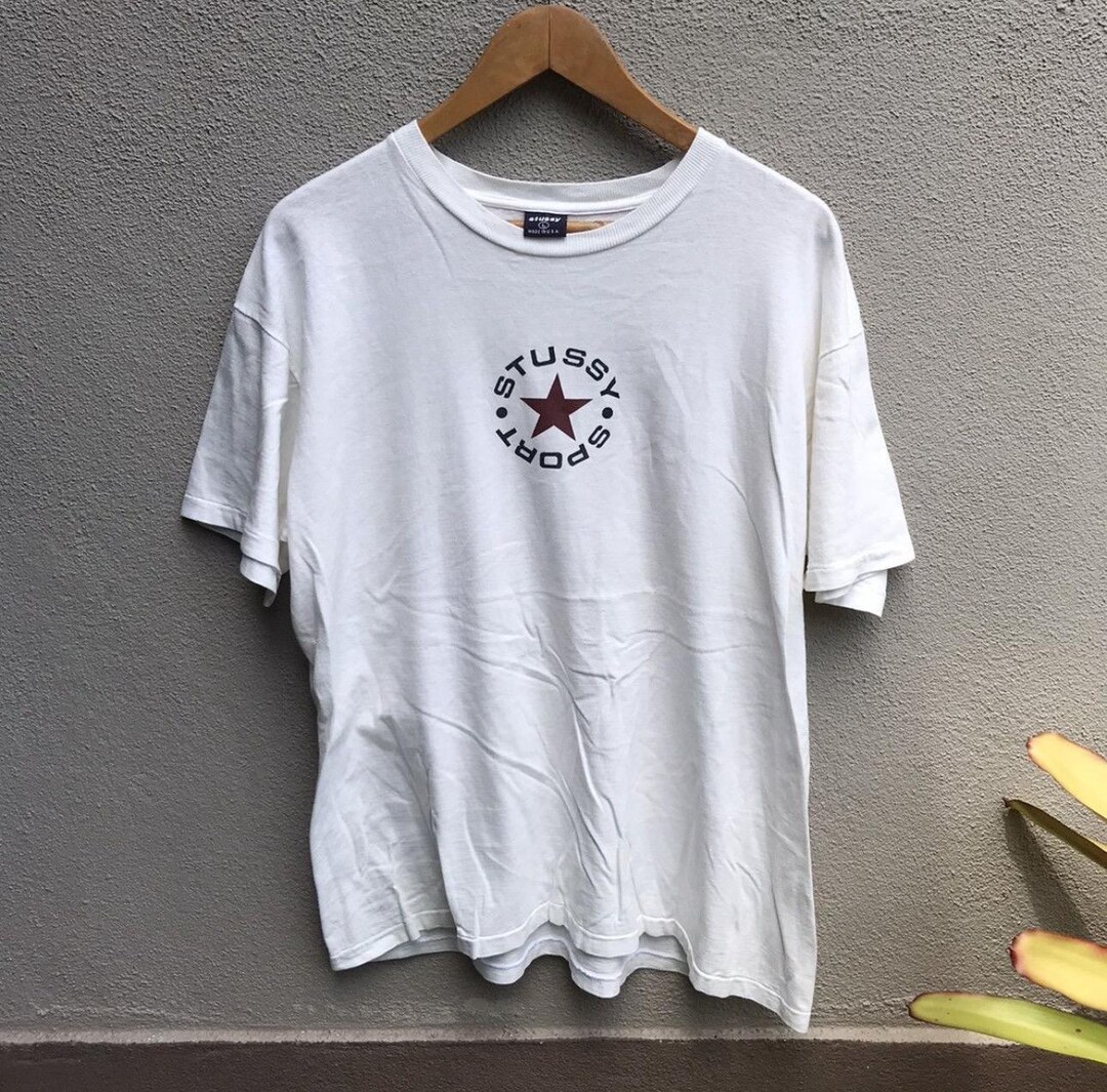 Vintage 90s STUSSY Sport Usa Tee Old Skate Surf - Etsy