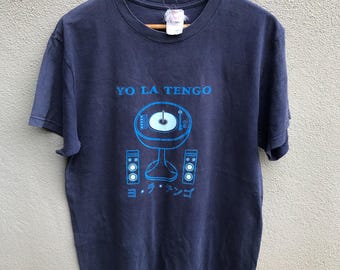 YO LA TENGO 視力検査Tシャツ 00s バンドT ヴィンテージ M Vintage YO LA TENGO Band Tee Alternative Indie Rock / Noise Pop