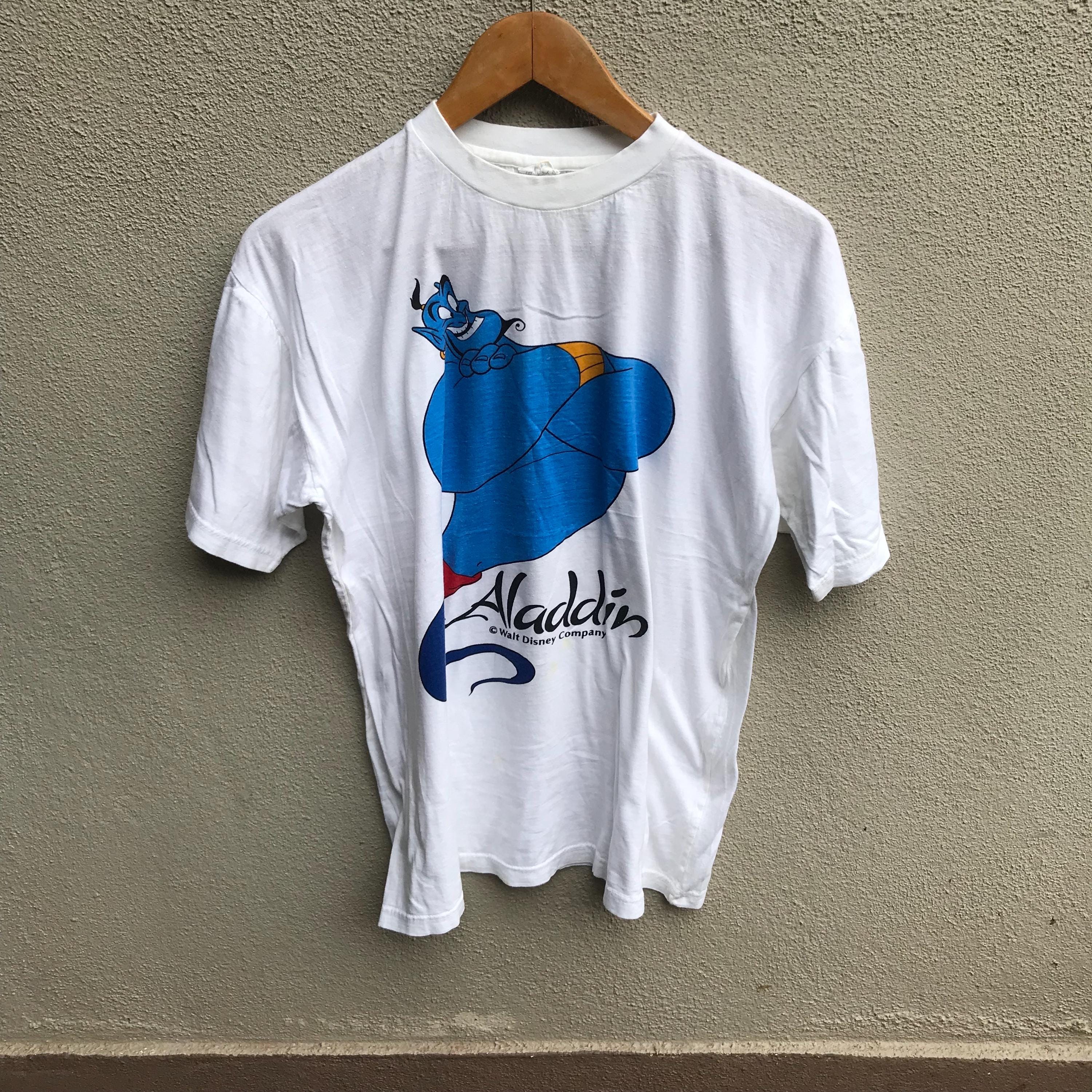 Vintage 90s Disney Aladdin Princess Jasmine Teal Graphic Youth
