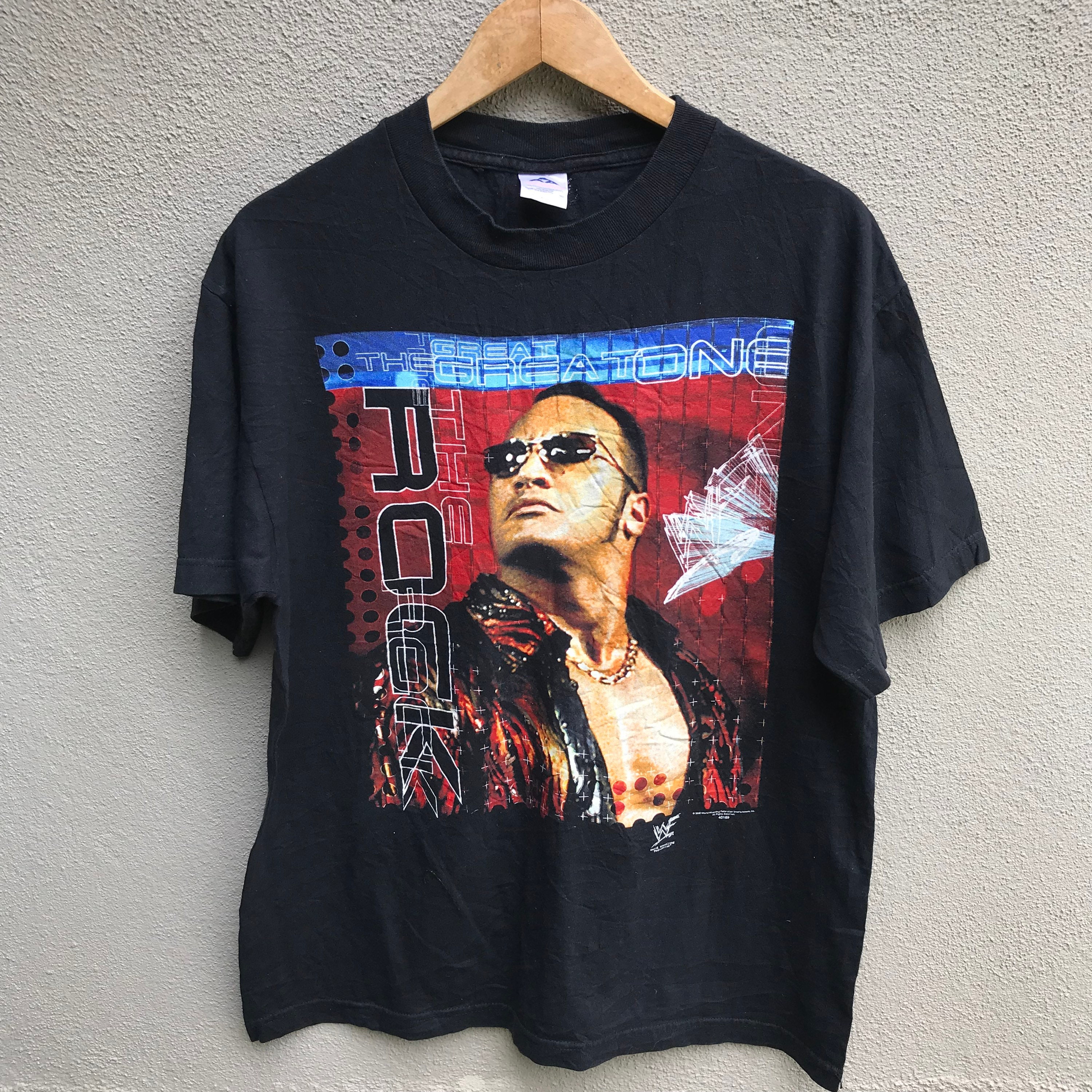 ヴィンテージ THE ROCK レスリングTシャツ / WWF / ヴィンテージ 