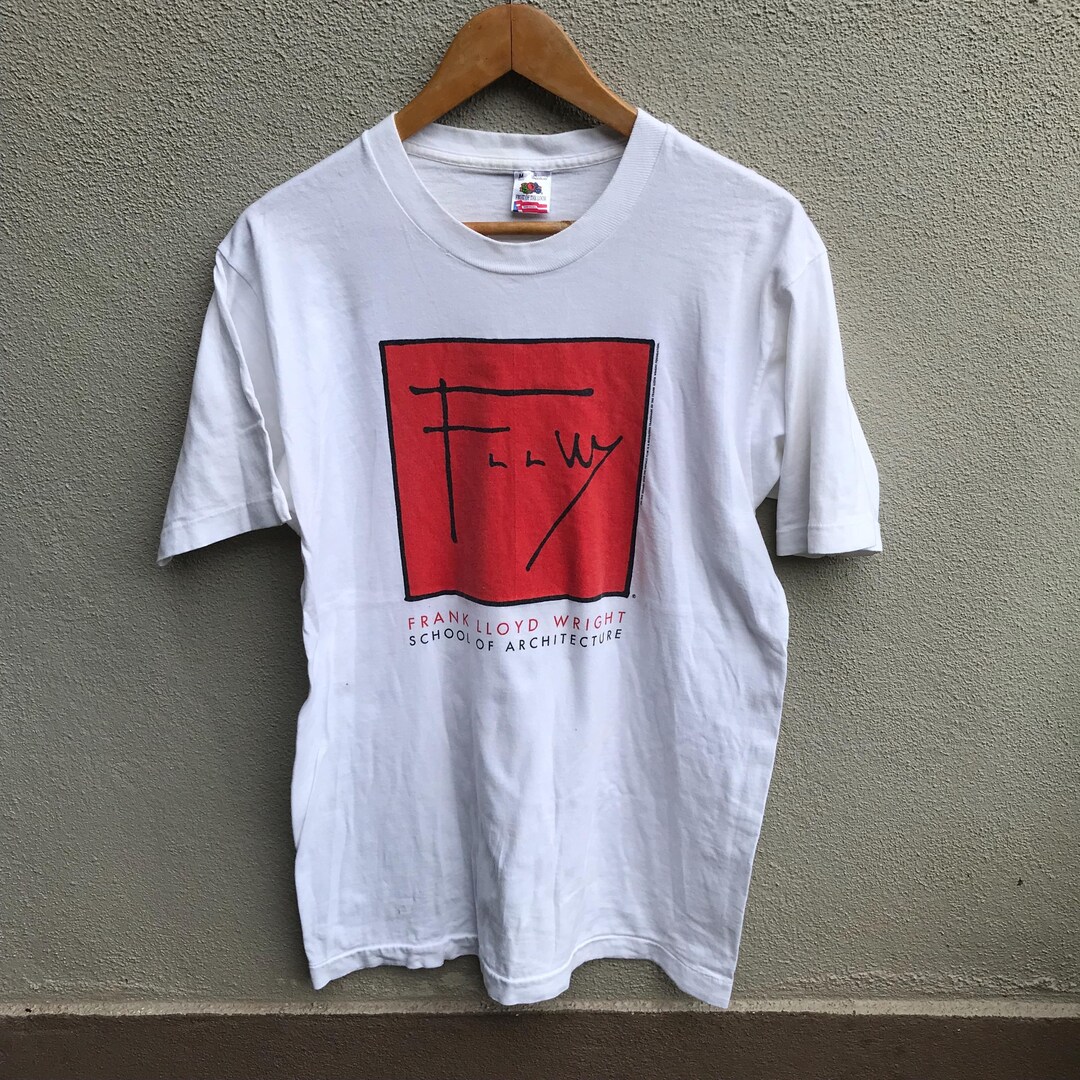 ヴィンテージ 90年代 フランク・ロイド・ライト アートTシャツ / 建築
