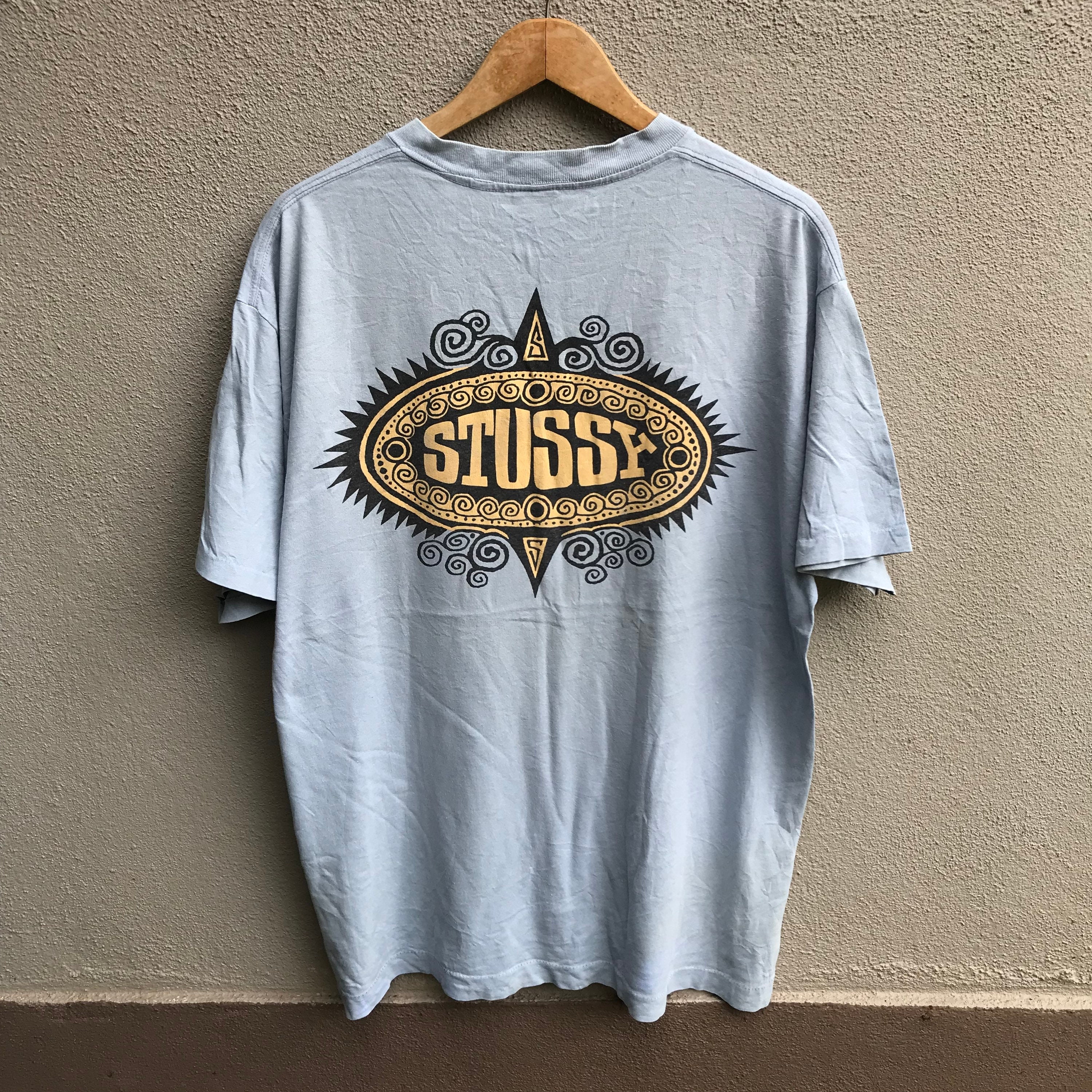 Vintage 80s STUSSY Usa Tee Biglogo Old Logo - Etsy Vintage 80s STUSSY Usa Tee Biglogo Old Logo - Etsy