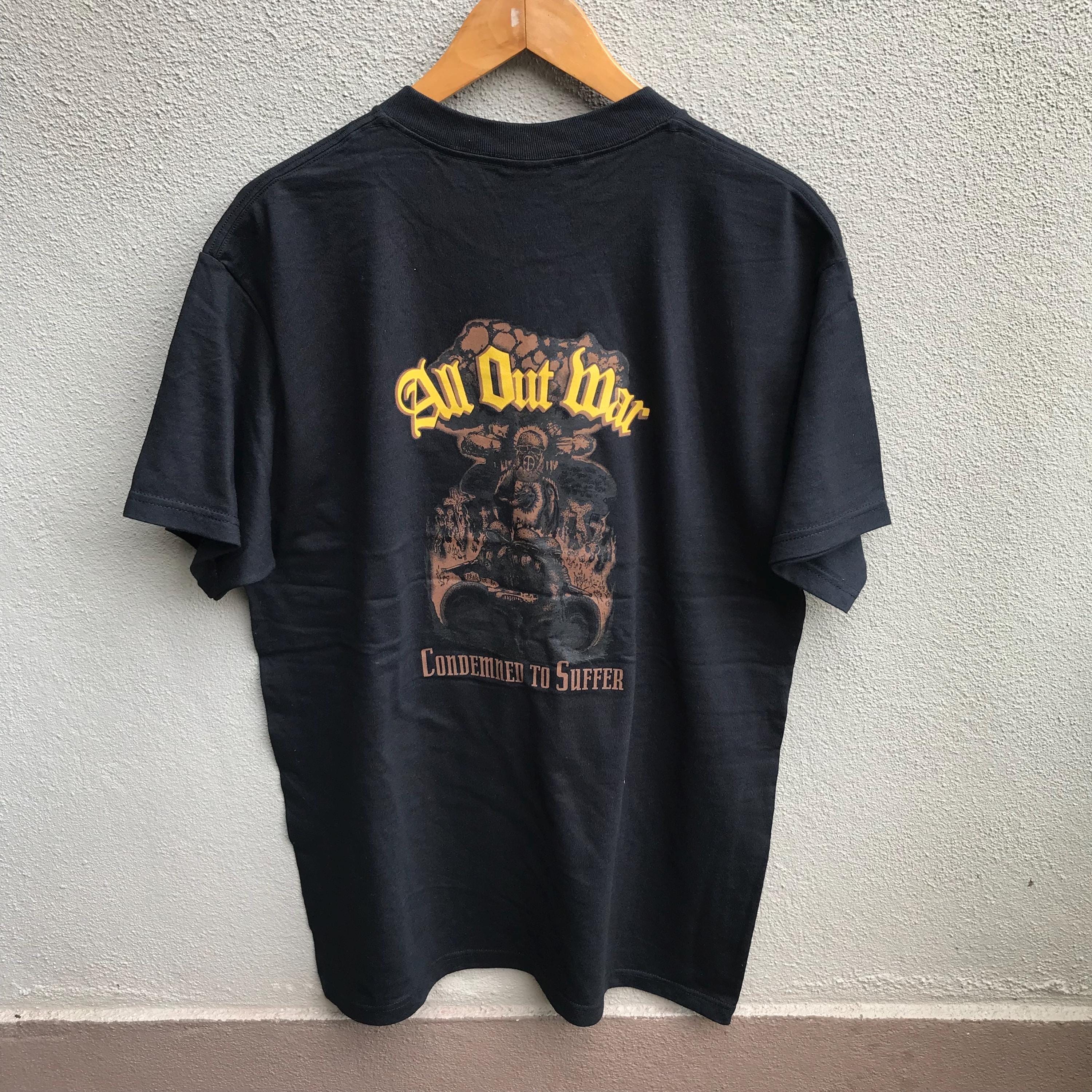 ヴィンテージ 00s ALL OUT WAR バンドTシャツ / ハードコアパンク 