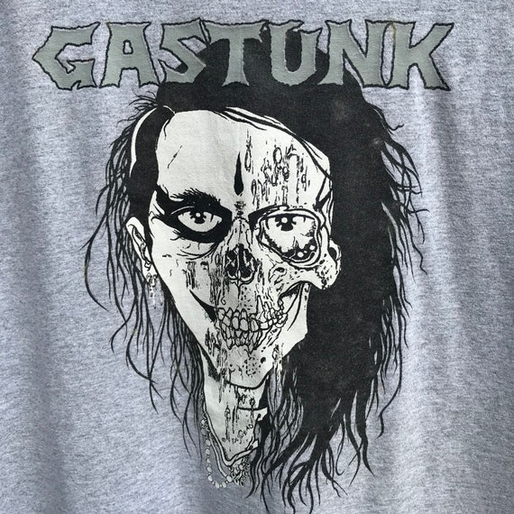 Vintage 90s GASTUNK japanese band tee hardcore pu… - image 3