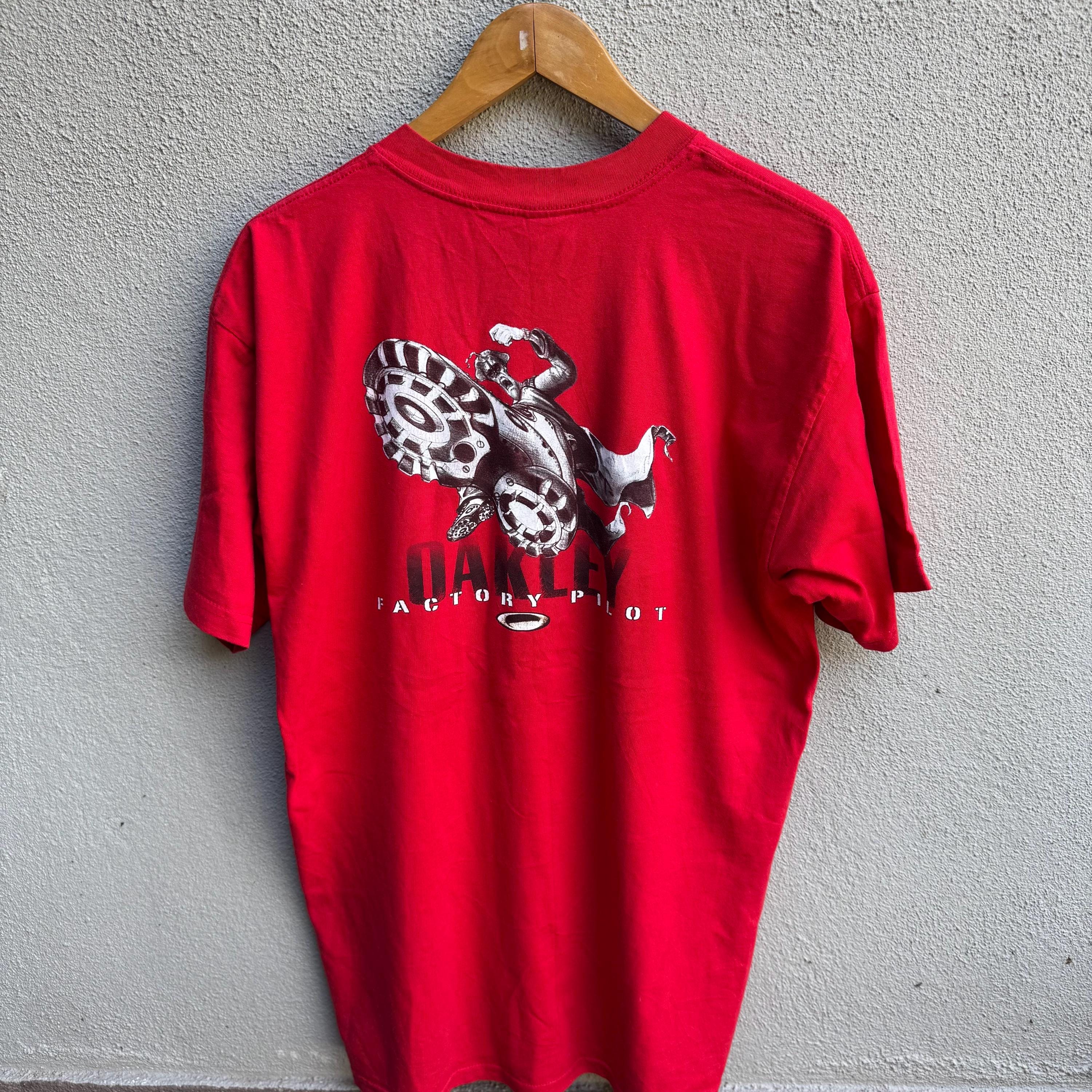 Vintage OAKLEY Factory Pilot Usa Tee / Streetwear / Large