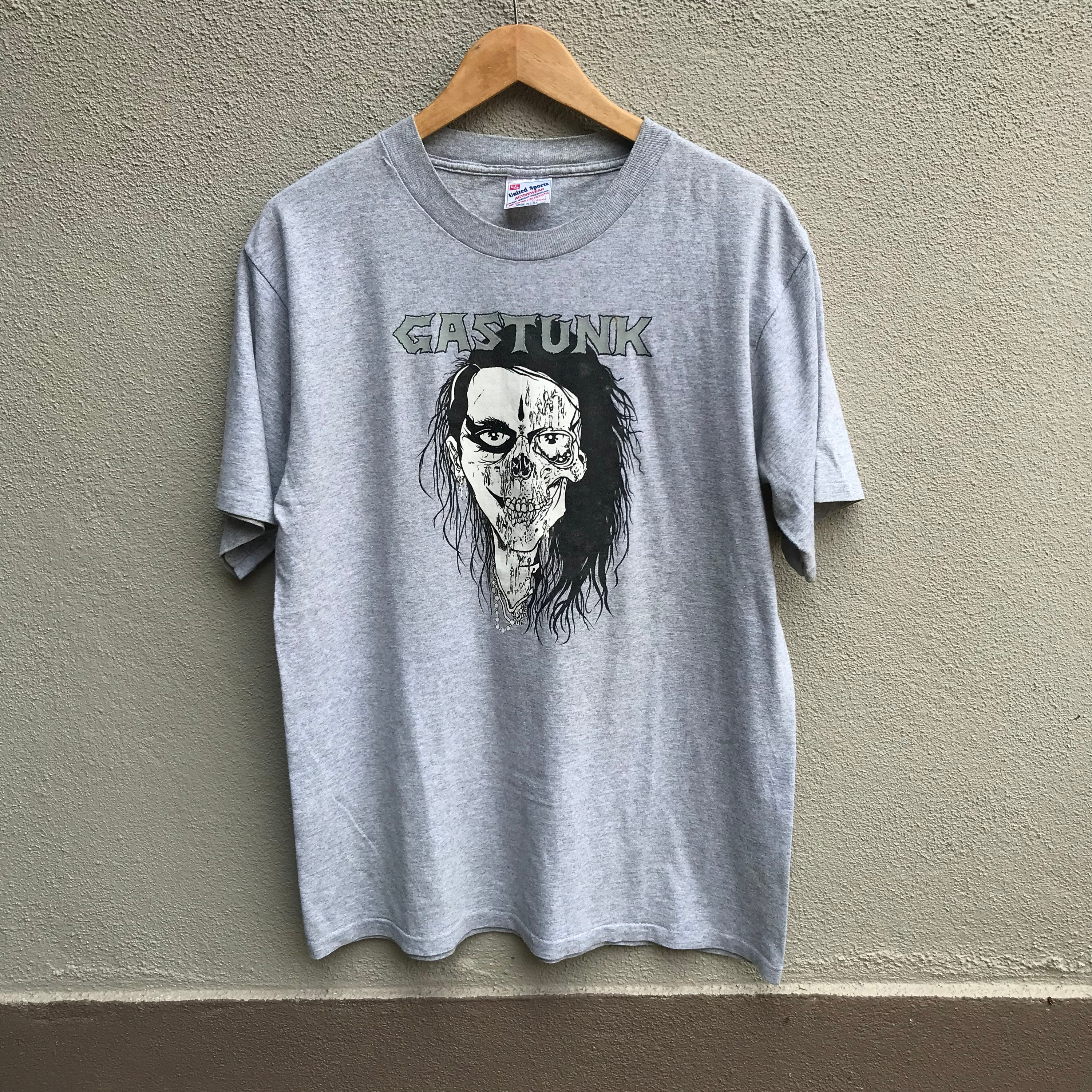 Vintage 90s GASTUNK Japanese Band Tee Hardcore Punk Pushead Vintage 90s GASTUNK Japanese Band Tee Hardcore Punk Pushead