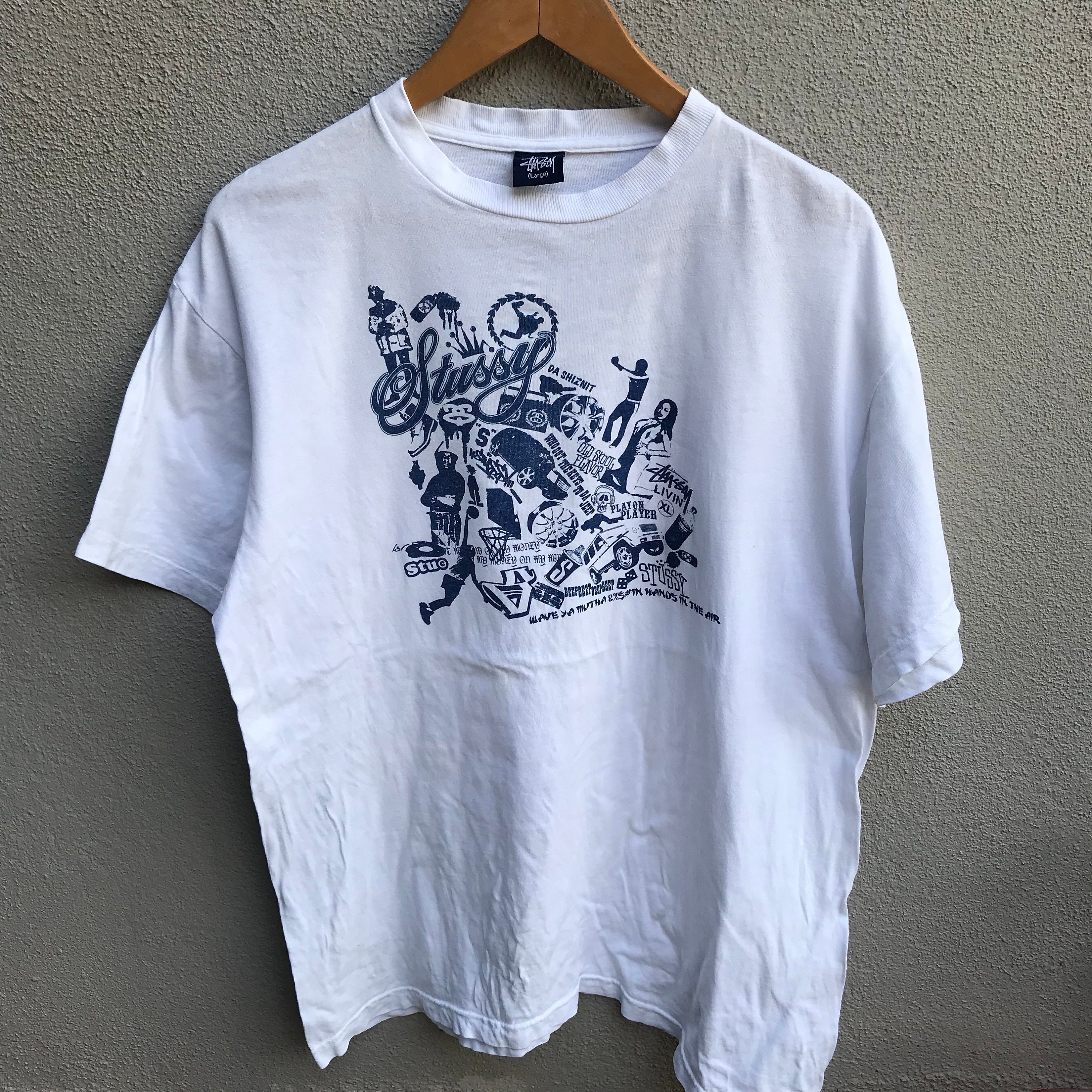 Vintage STUSSY Usa Graphic Tee Oldskool / Skate Surf / Streetwear