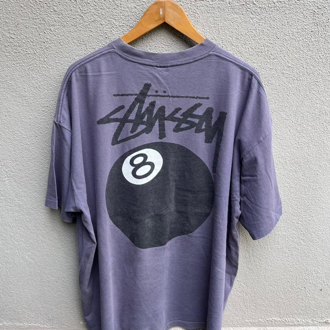 M*e様 80s 90s Stussy 8ボール Tシャツ Mサイズ 茄子紺 ボ il_fullxfull.7337244442_2is6.jpg