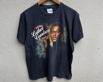 Vintage 90s LUTHER VANDROSS rap tee tour / r&b soul / solo singer / Large