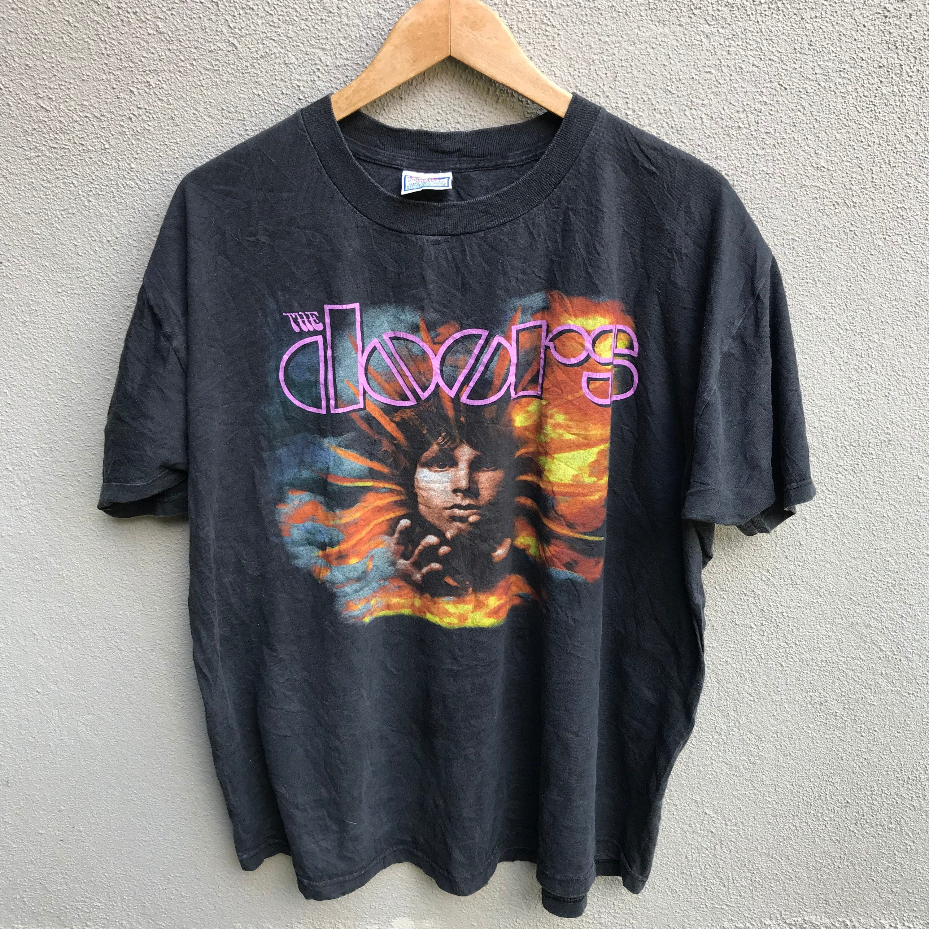 Vintage 90s THE DOORS Band Tee Psychedelic Rock Jim Morrison Vintage 90s THE DOORS Band Tee Psychedelic Rock Jim Morrison
