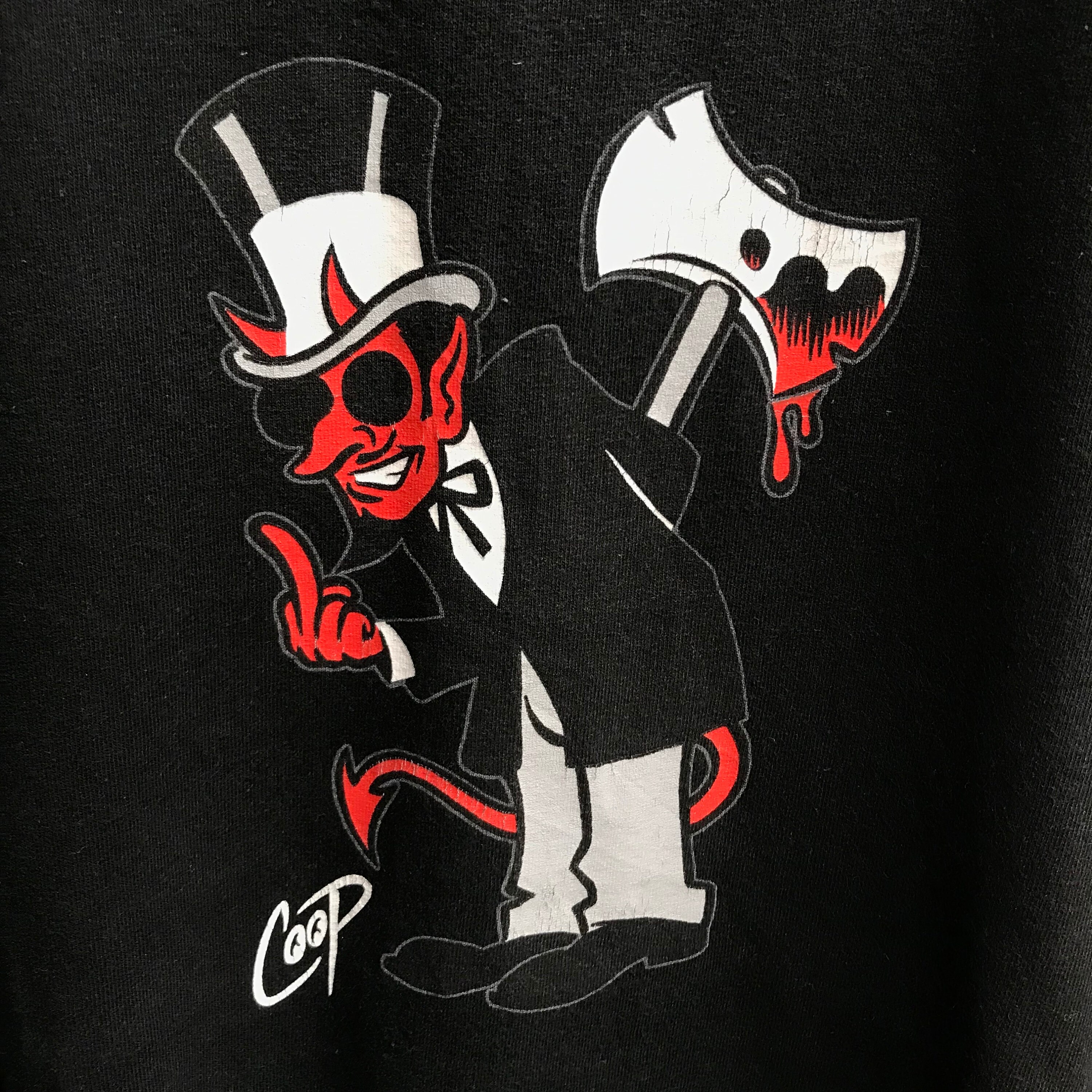 ヴィンテージ COOP アート デビル Tシャツ / ヴィンテージ アート 
