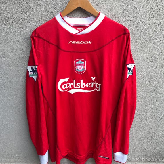 Reebok Liverpool FC ユニフォーム 42/44(XL相当) Vintage Rare LIVERPOOL Jersey Football Club / Steven Gerrard