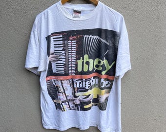 1990s/y2k They Might Be Giants Band Tee XL Vintage 2000s Raglan