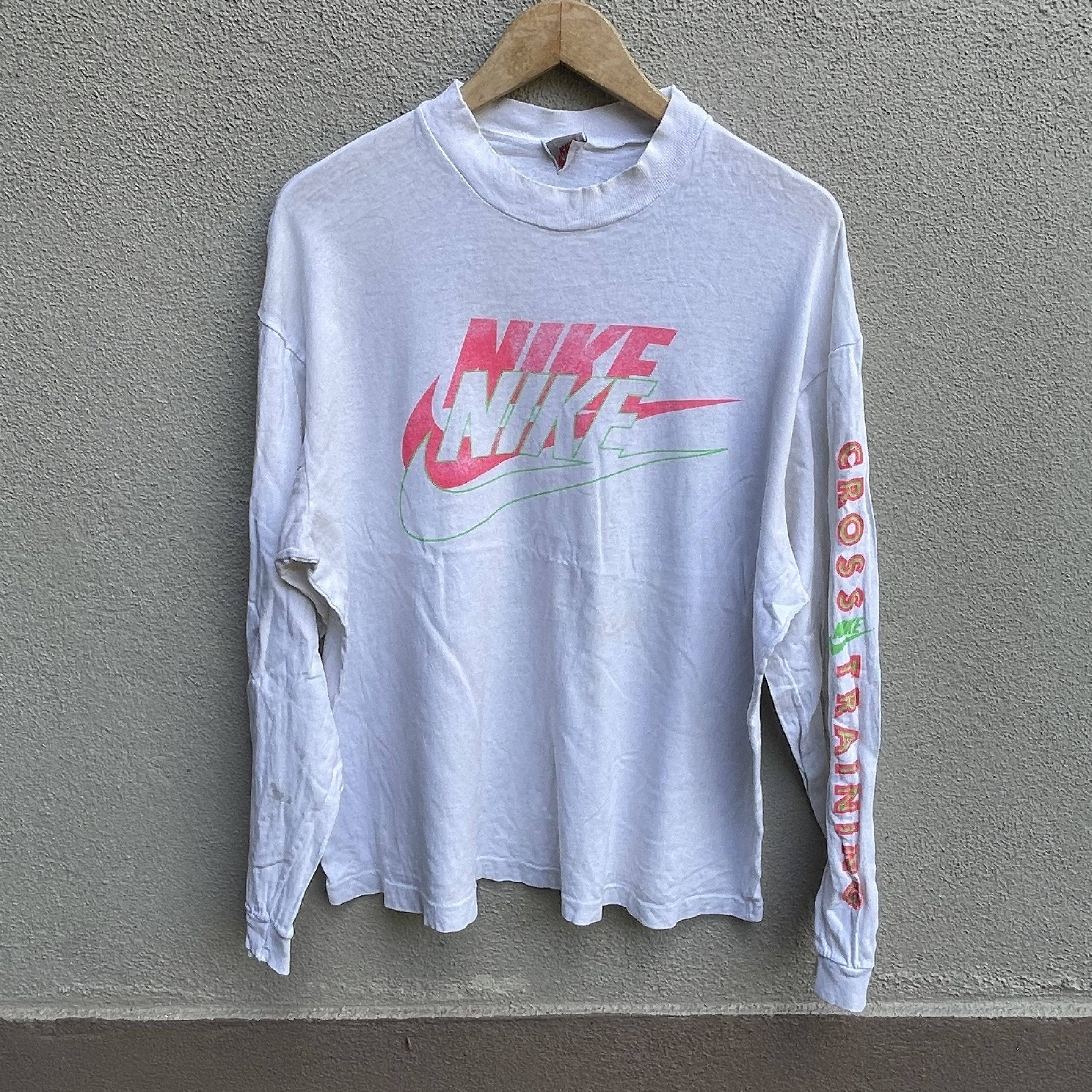 Vintage 90s NIKE Cross Training Grey Tag Tee - Etsy