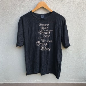 Camiseta vintage de la banda RADIOHEAD / promocional / britpop / banda de rock / Grande